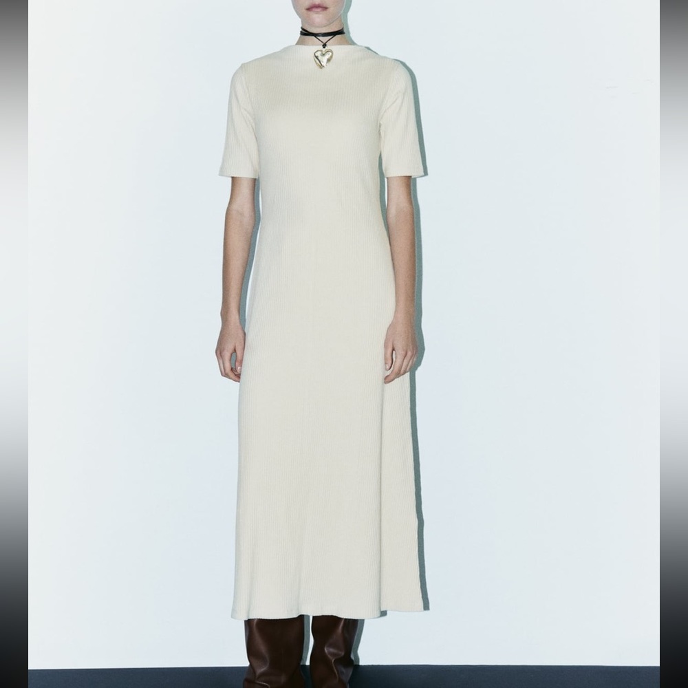 Rib aline dress